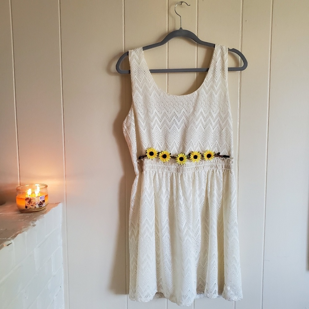 Lacy skater dress